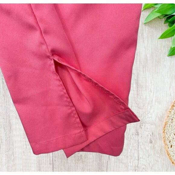 Nasty Gal Womens Pants Size 8 Pink High Waisted Wide Leg Tailored NWT‎ - Picture 3 of 10